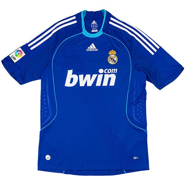 Camiseta Real Madrid Replica Segunda Ropa Retro 2008 2009 Azul